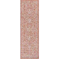 Malta Bohemian Medallion Textured Weave Indoor/Outdoor Area Rug