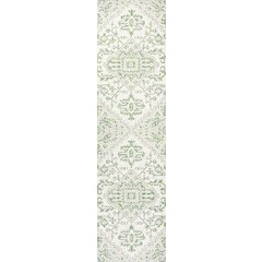 Estrella Bohemian Medallion Textured Weave Indoor/Outdoor Area Rug