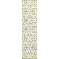 Madrid Vintage Filigree Textured Weave Indoor/Outdoor Runner Rug