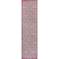Madrid Vintage Filigree Textured Weave Indoor/Outdoor Runner Rug