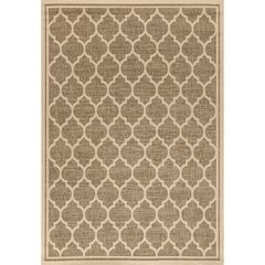 Trebol Moroccan Trellis Textured Weave Indoor/Outdoor Area Rug