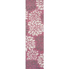 Zinnia Modern Floral Textured Weave Indoor/Outdoor Area Rug