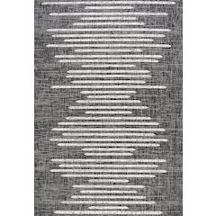 Zolak Berber Stripe Geometric Indoor/Outdoor Area Rug
