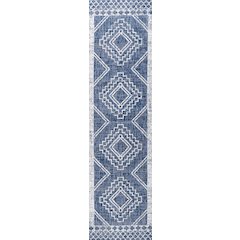 Marokko Diamond Tribal Medallion Indoor/Outdoor Area Rug