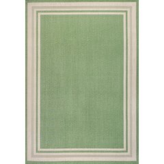 James Modern Border Stripe Indoor/Outdoor Area Rug