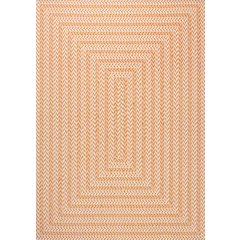 Chevron Modern Concentric Squares Indoor/Outdoor Area Rug