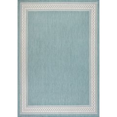 Lucia Classic Diamond Border Indoor/Outdoor Area Rug