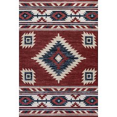 Serape Medallion Southwestern Area Rug