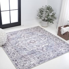 Didim Boho Medallion Machine-Washable Area Rug