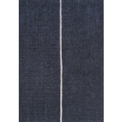 Linja Solid Centre Stripe Machine Washable Area Rug