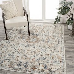 Shaemus Bohemian Medallion Low-Pile Machine-Washable Area Rug
