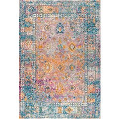 Vibrant Bohemian Flair Boho Vintage Medallion Area Rug