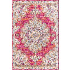Leann Bohemian Flair Boho Vintage Medallion Area Rug