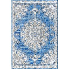 Leann Bohemian Flair Boho Vintage Medallion Area Rug