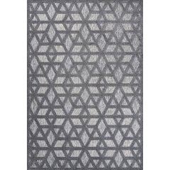 Talaia Neutral Geometric Indoor/Outdoor Area Rug