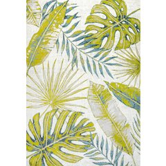 Monstera Tropical Leaves Area Rug