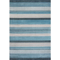 Duxbury Gradient Ticking Striped Area Rug