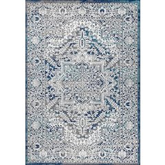 Modern Persian Vintage Medallion Area Rug