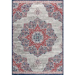 Modern Persian Vintage Moroccan Medallion Area Rug