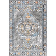 Izmit Geometric Vintage Medallion Area Rug