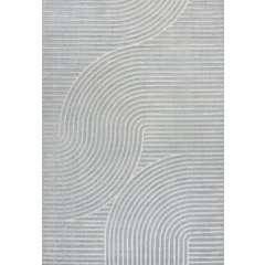Hallie High-Low Minimalist Curve Geometric Indoor/Outdoor Area Rug