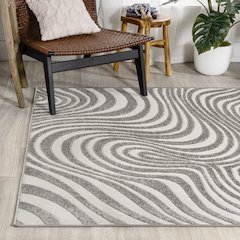 Maribo Abstract Groovy Striped Area Rug