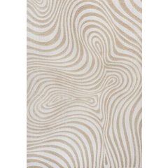 Maribo High-Low Abstract Groovy Striped Indoor/Outdoor Area Rug