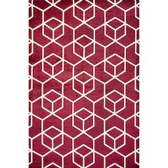 Tumbling Blocks Modern Geometric Area Rug