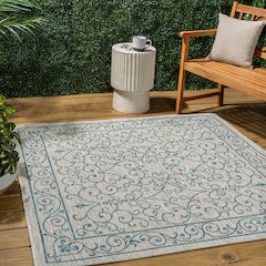 Charleston Vintage Filigree TetuWeave  Indoor/Outdoor  Rug