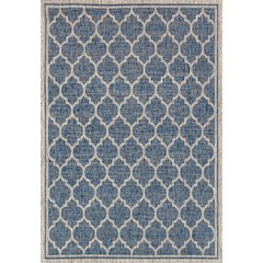 Trebol Moroccan Trellis Textured Weave Indoor/Outdoor Area Rug