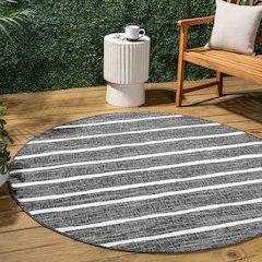 Colonia Berber Stripe  Indoor/Outdoor  Rug