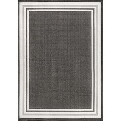 James Modern Border Stripe Indoor/Outdoor Area Rug