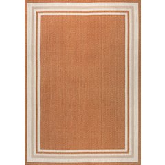 James Modern Border Stripe Indoor/Outdoor Area Rug