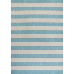 Negril Two Tone Wide Stripe Indoor/Outdoor Area Rug