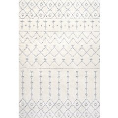 Pia Moroccan Trellis Plush Carved Area Rug