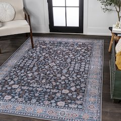 Kemer All-Over Persian Machine-Washable Area Rug