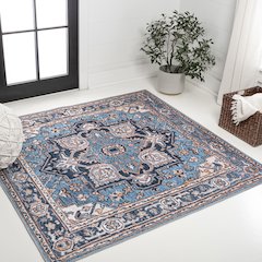 Cirali Ornate Large Medallion Machine-Washable Area Rug