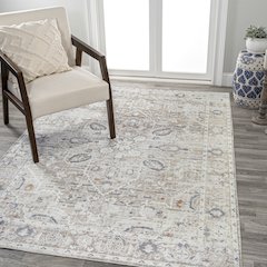 Shaii Global Medallion Low-Pile Machine-Washable Area Rug