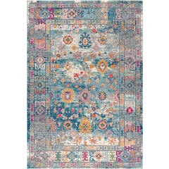 Vibrant Bohemian Flair Boho Vintage Medallion Area Rug