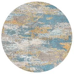 Contemporary Pop Modern Abstract Vintage Waterfall Area Rug