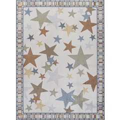 Star Gazer Geometric Machine Washable Area Rug