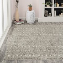 Pele Modern Geometric Dot Shag Area Rug
