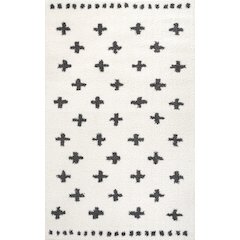 Cristo Berber Geometric Shag Area Rug