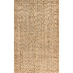Espina Hand Woven Herringbone Chunky Jute Area Rug