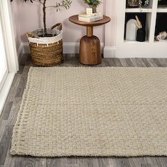 Estera Hand Woven Boucle Chunky Jute Area Rug