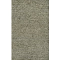 Griffin Rustic Farmhouse Woven Jute Solid Gray 8 ft. x 10 ft. Area Rug