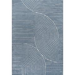 Hallie High-Low Minimalist Curve Geometric Indoor/Outdoor Area Rug