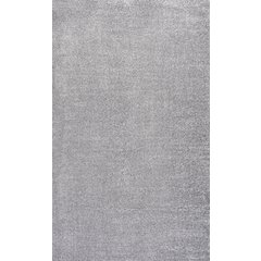 Haze Solid Low Pile Area Rug Gray