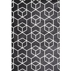 Tumbling Blocks Modern Geometric Area Rug