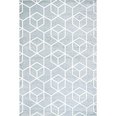 Tumbling Blocks Modern Geometric Area Rug